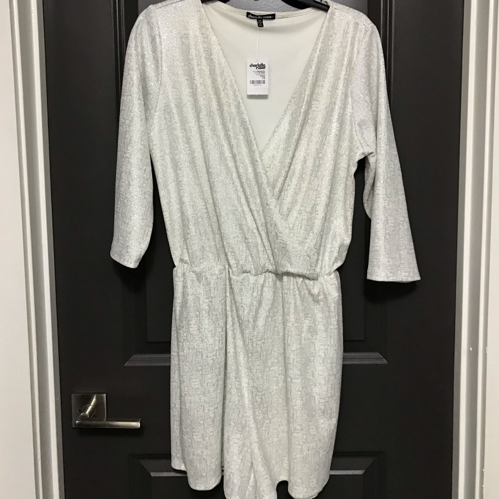 Charlotte Russe Ivory white romper